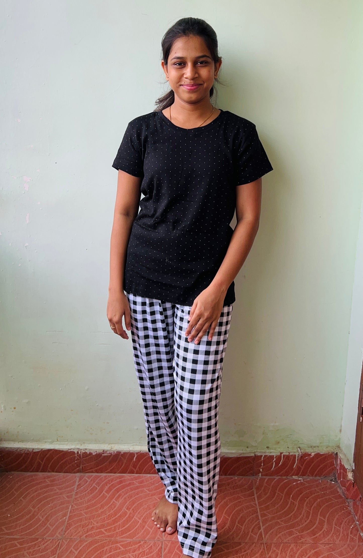 Black Butta Tshirt Womens Co Ord Set