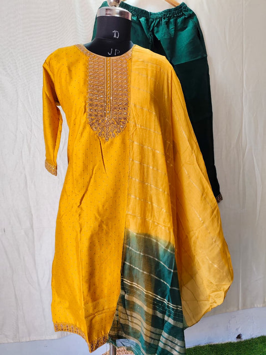Kurti With Pant & Dupatta