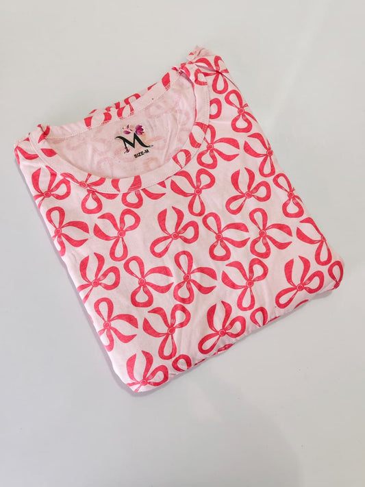 Pink Rippon Shwal Type Feeding Frock (Inner Double Side Zip)