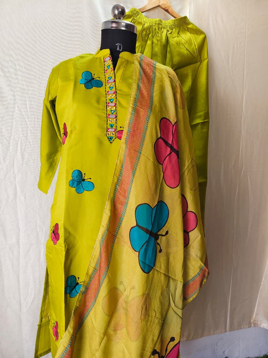Butterfly Kurti Set