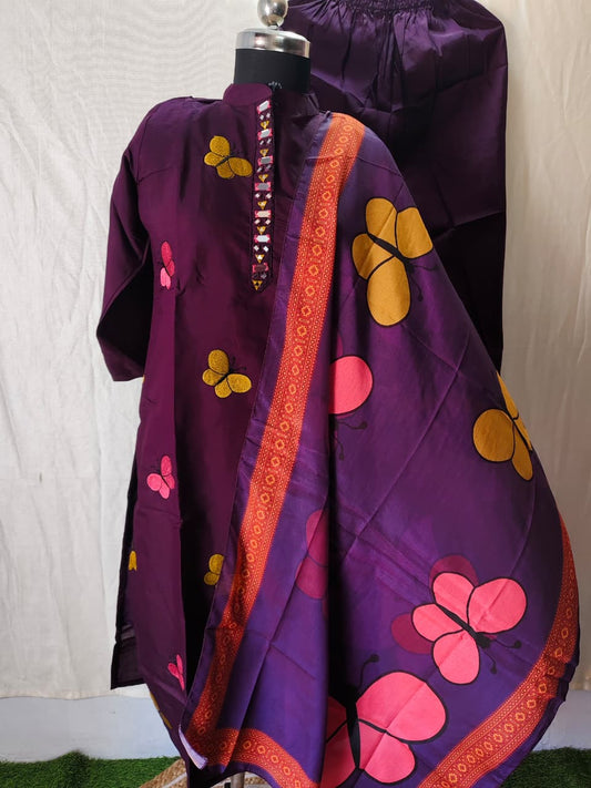 Butterfly Kurti Set