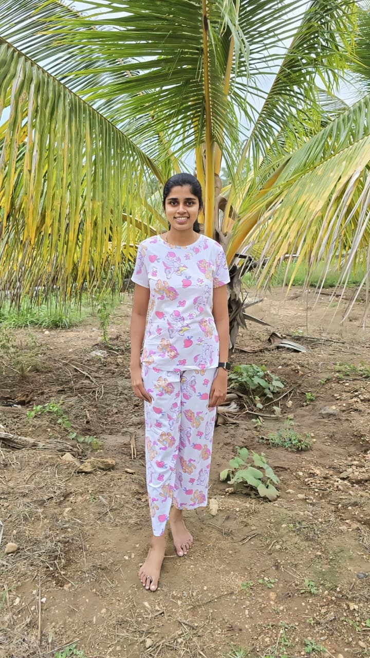 White Unicorn Womens Co Ord Set