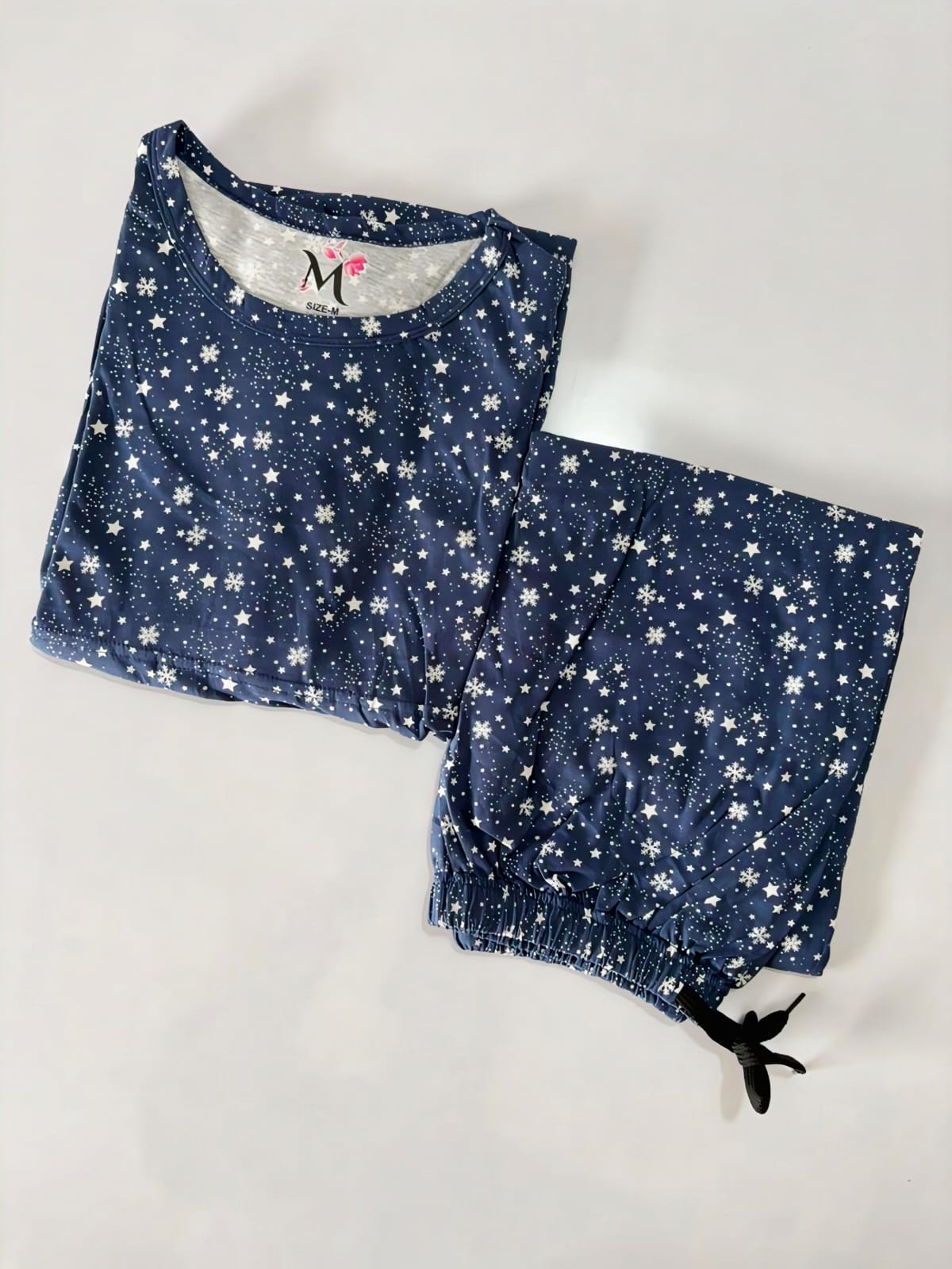 Navy Blue Star Feeding Peplum Set