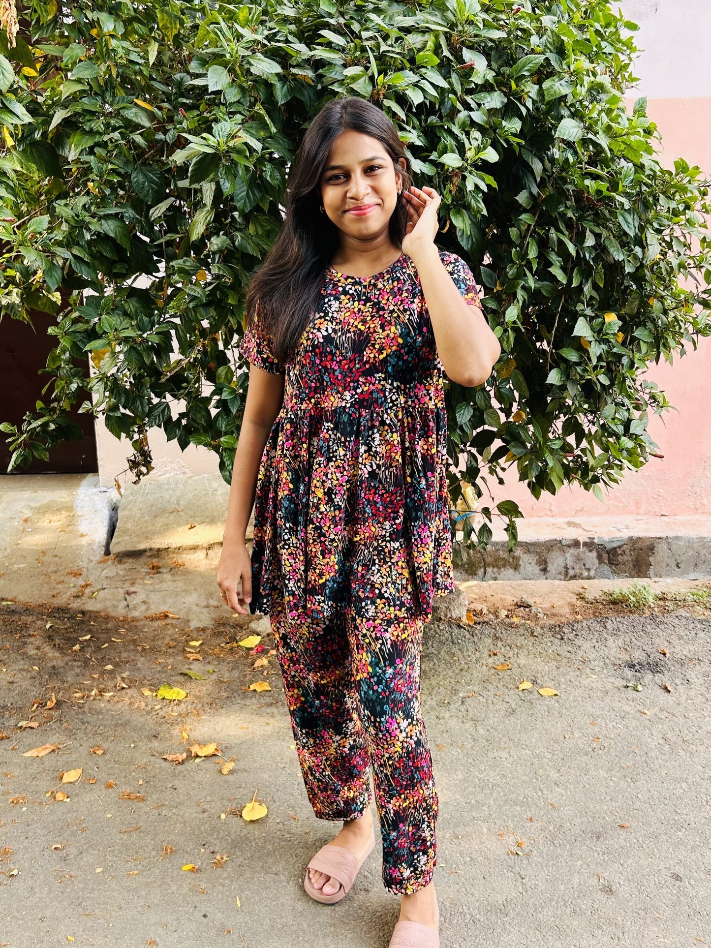Multicolour Peplum