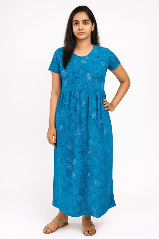 Blue Daisy Non Feeding Frock
