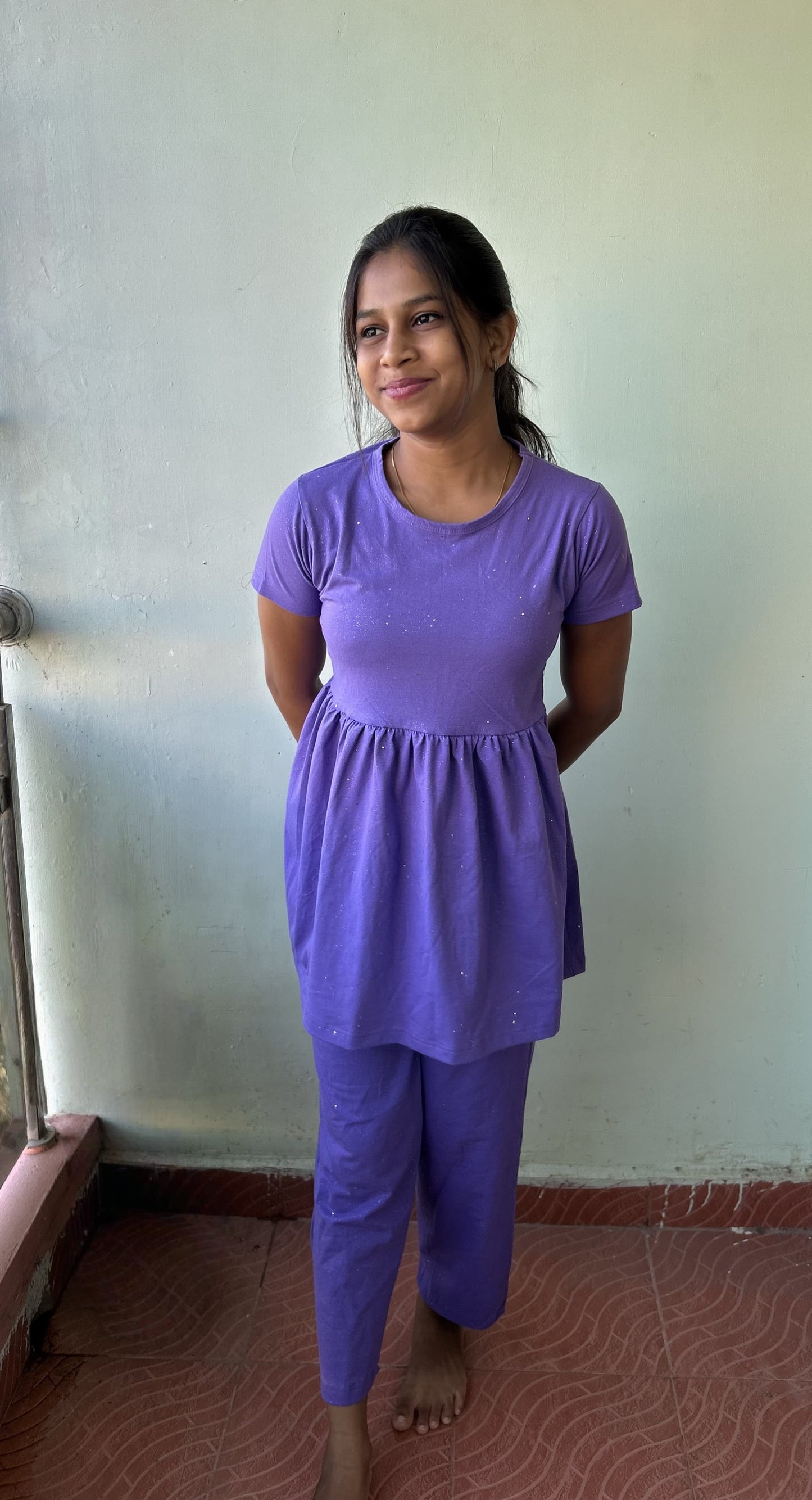 Violet Peplum