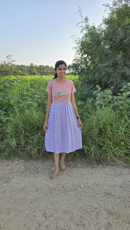 Dual Colour Feeding Frock