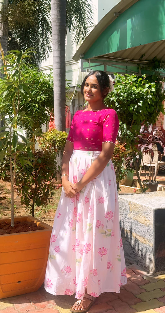 Onam Skirt Set