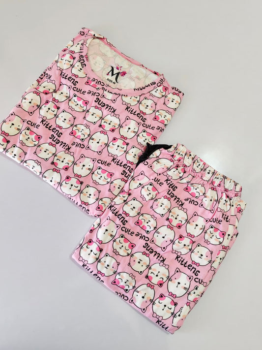 Pink Kitten Peplum
