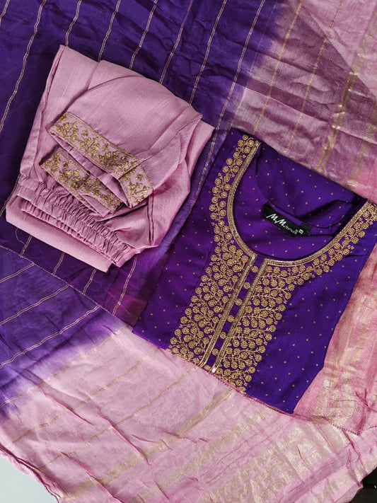 Kurti With Pant & Dupatta