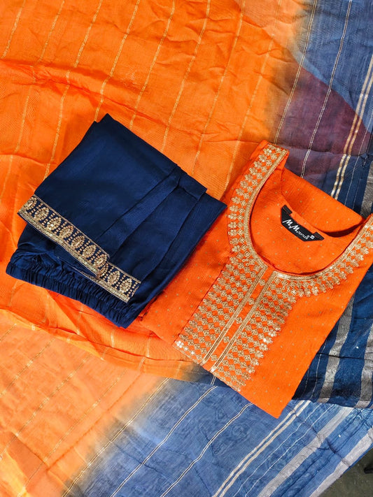 Kurti With Pant & Dupatta