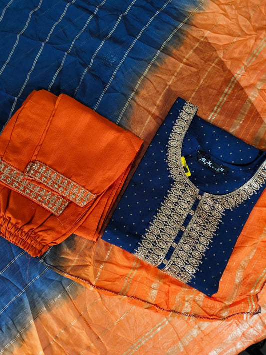 Kurti With Pant & Dupatta