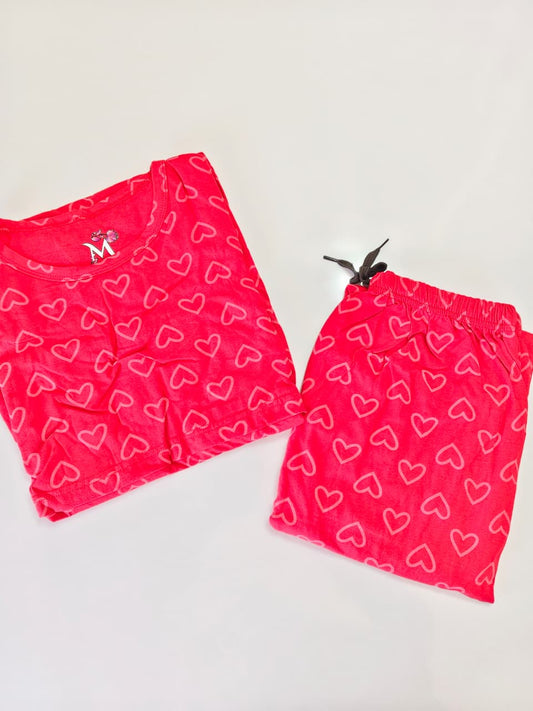 Red Heart Feeding Peplum Sets