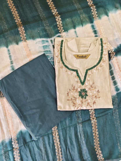 Cotton Hand Work Design Kurti Set