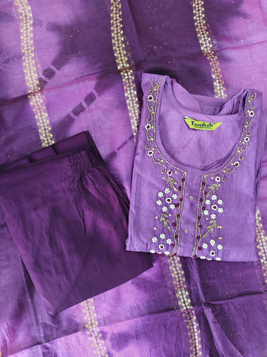 Cotton Hand Work Design Kurti Set