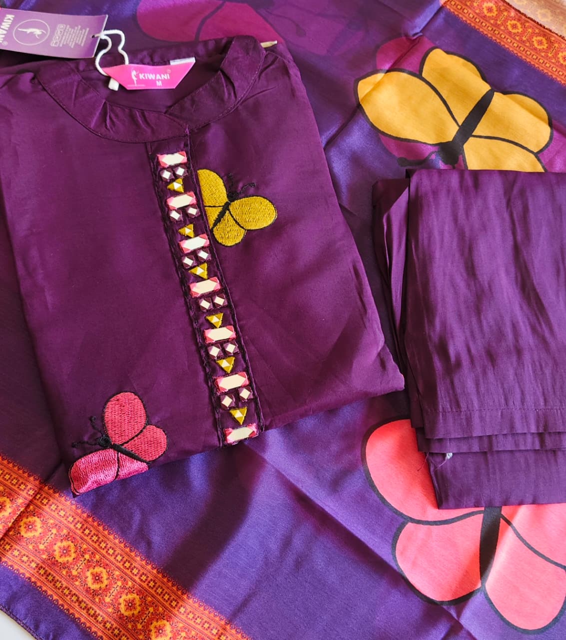 Butterfly Kurti Set