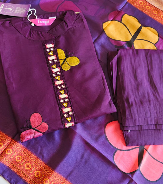 Butterfly Kurti Set