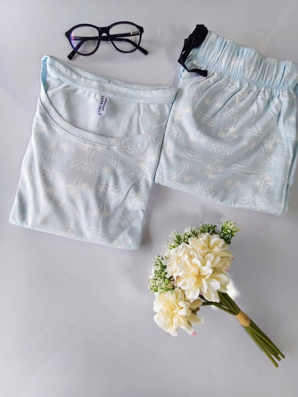 Blue Wave Womens Co Ord Set