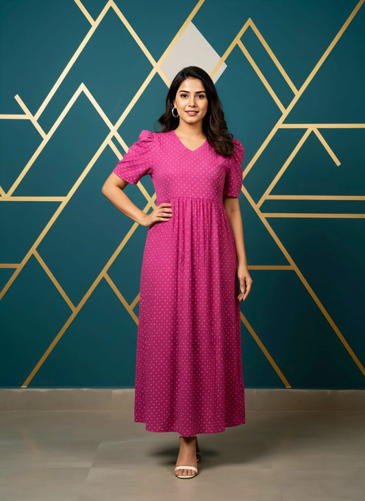 Purple Non Feeding Frock