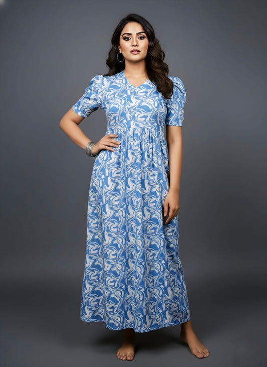 Blue Galaxy Non Feeding Frock
