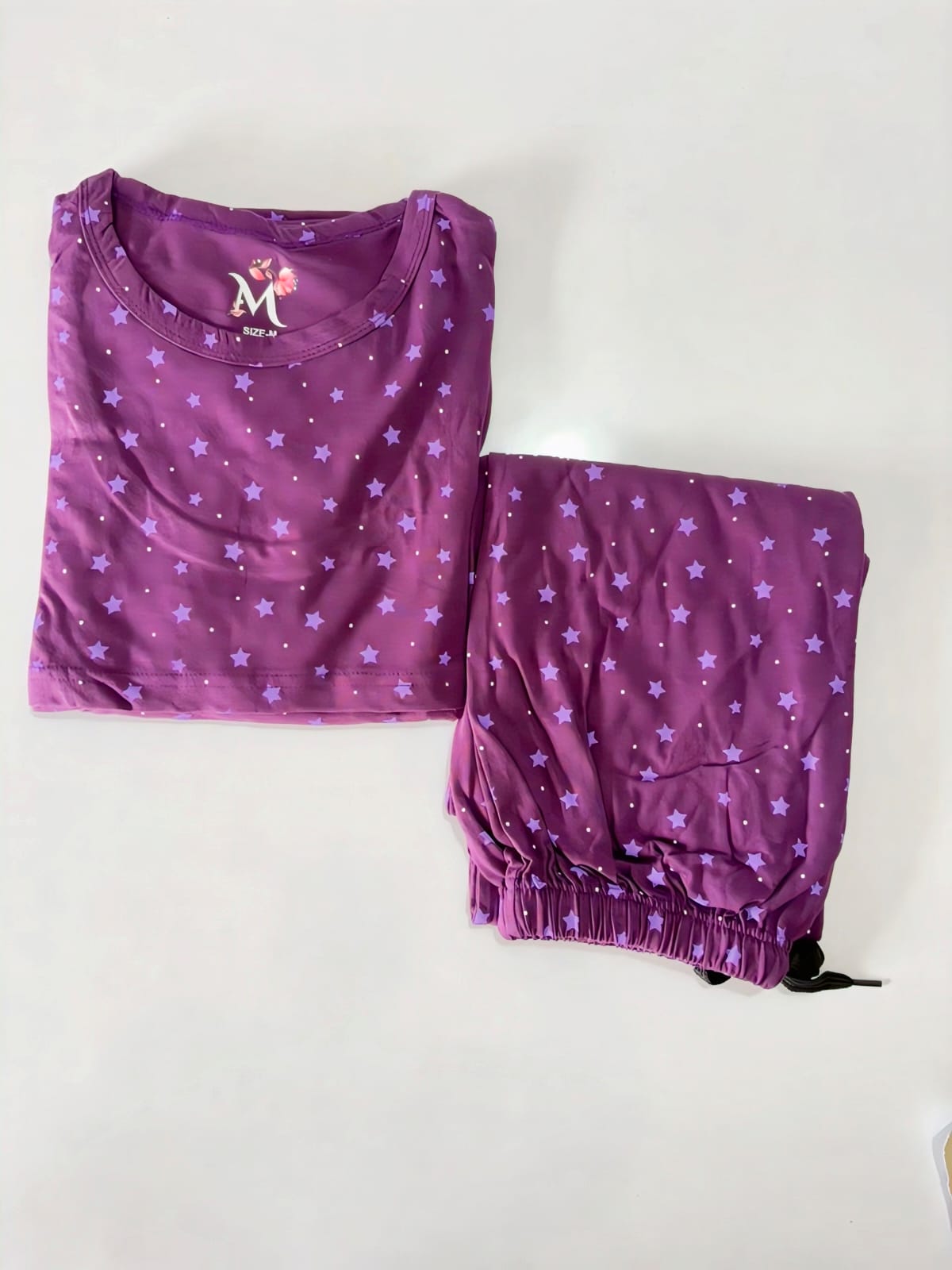 Purple Star Feeding Peplum Set