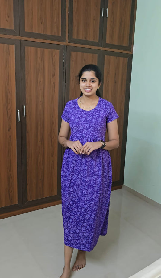 Purple Non Feeding Frock