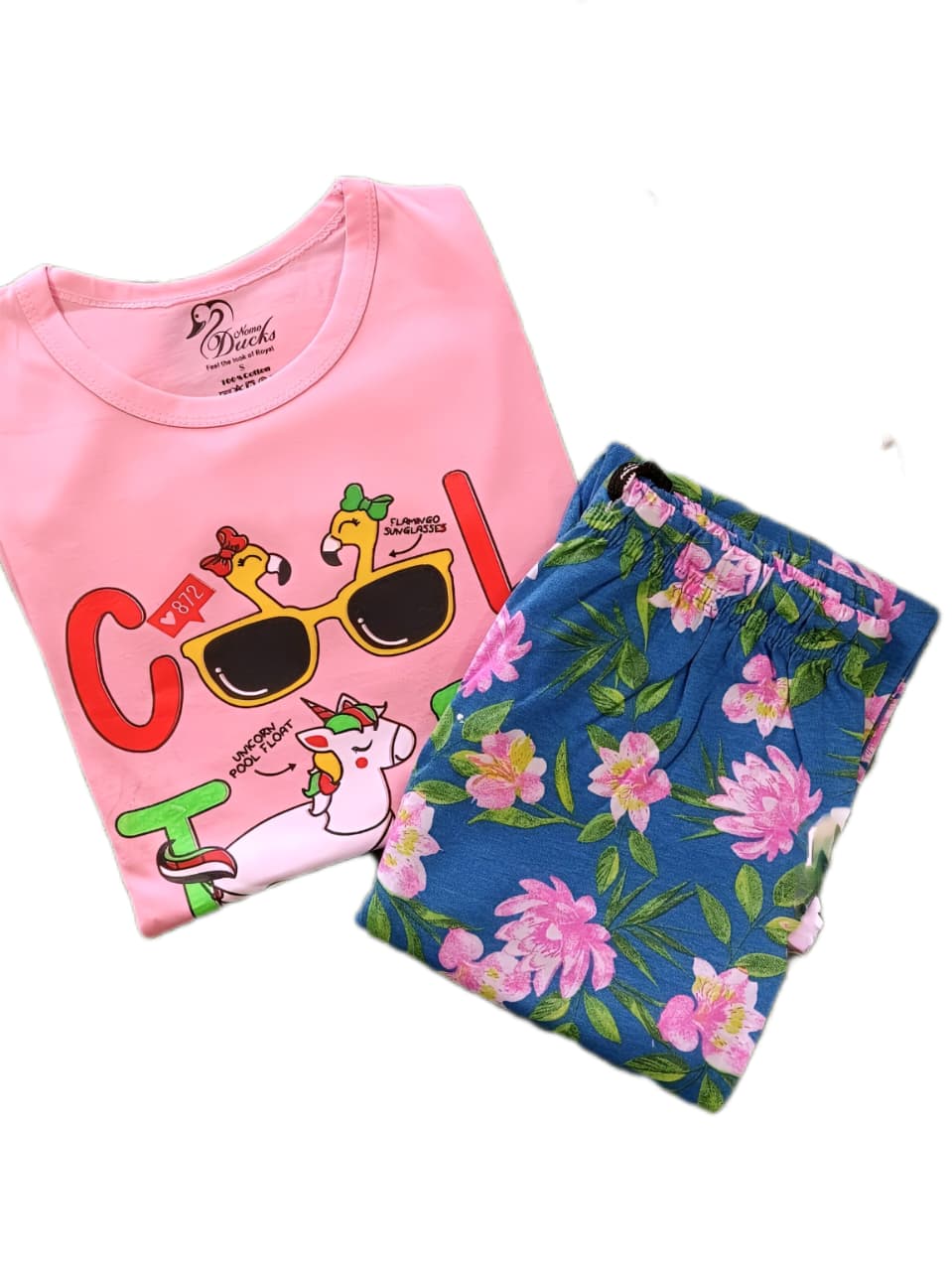 Womens Contrast Night Dress Set