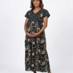 Feeding Maxi Nighty With Zip-Zizzag Green