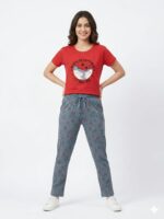 Premium Pyjamas Set- Maroon & Blue
