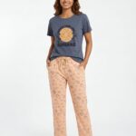 Premium Pyjamas Set- Blue & Sandal