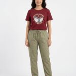 Premium Pyjamas Set- Maroon & Green