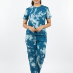 Tie and Dye Premium Co ord Set -Blue