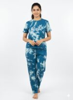 Tie and Dye Premium Co ord Set -Blue