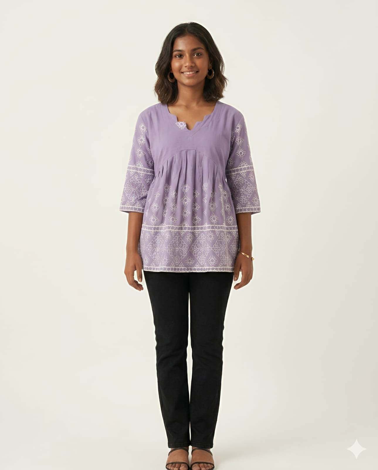 WhatsApp Image 2026-06-03 at 2.40.06 PM Avaasa Short Umbrella Only Top - Lilac - Image 1