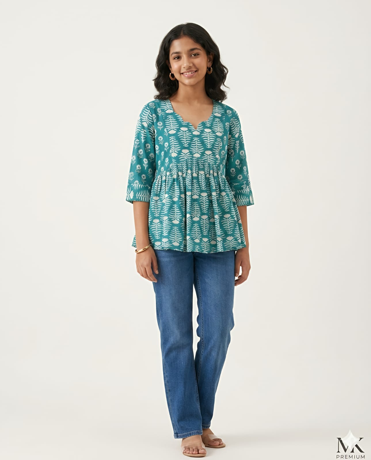 WhatsApp Image 2026-06-03 at 2.40.08 PM Avaasa Short Umbrella Only Top - Green Leaf - Image 1
