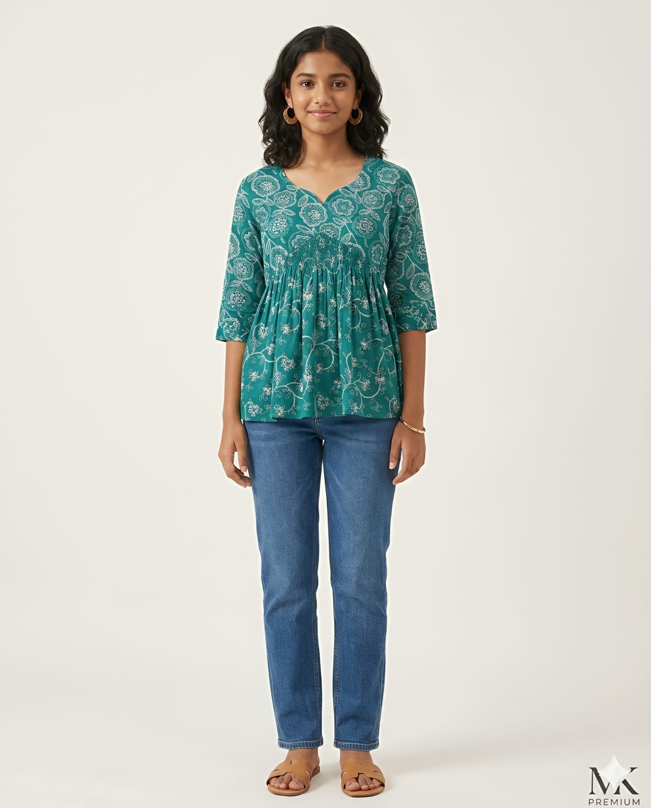 WhatsApp Image 2026-06-03 at 2.40.09 PM Avaasa Short Umbrella Only Top - Dark Green - Image 1