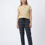 Womens Co ord Set - Sandal With Blue