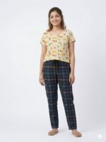 Womens Co ord Set - Sandal With Blue