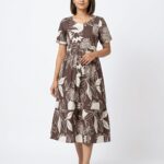 Feeding Kurthi-Brown Floral