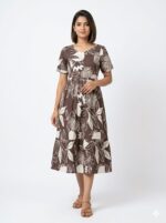 Feeding Kurthi-Brown Floral
