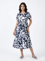 Feeding Kurthi-Blue With White