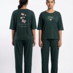 Grace Trendy Co Ord Set - Bottle Green