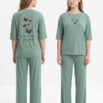 Grace Trendy Co Ord Set - Teal Blue