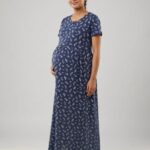 Blue Trees Feeding Frock