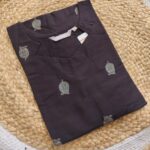 Raw Silk Kurthi-Brown
