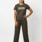 Cargo type Co Ord Set - Olive Green