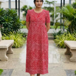 Non Feeding Frock-Red